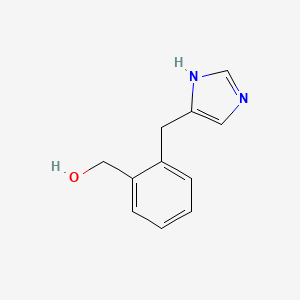 {2-[(1H-imidazol-4-yl)methyl]phenyl}methanol