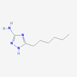 5-hexyl-1H-1,2,4-triazol-3-amine