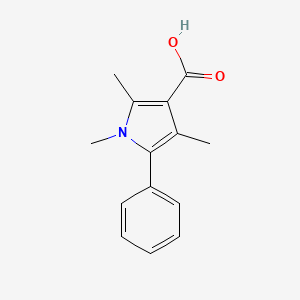 1,2,4-trimethyl-5-phenyl-1H-pyrrole-3-carboxylic acid