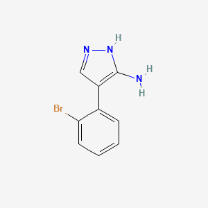 4-(2-bromophenyl)-1H-pyrazol-3-amine