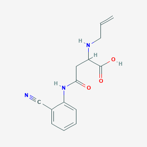 2-(Allylamino)-4-((2-cyanophenyl)amino)-4-oxobutanoic acid