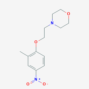 molecular formula C13H18N2O4 B2583933 4-[2-(2-Methyl-4-nitrophenoxy)ethyl]morpholine CAS No. 2055119-27-0