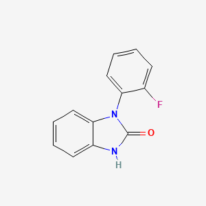 molecular formula C13H9FN2O B2583946 1-(2-fluorophenyl)-2,3-dihydro-1H-1,3-benzodiazol-2-one CAS No. 1225538-41-9