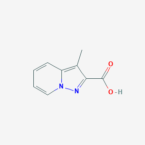 molecular formula C9H8N2O2 B2583975 3-Methylpyrazolo[1,5-a]pyridine-2-carboxylic acid CAS No. 1398584-50-3