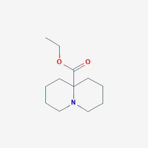 molecular formula C12H21NO2 B2584019 1,2,3,4,6,7,8,9-八氢喹唑啉-9a-羧酸乙酯 CAS No. 2408969-54-8