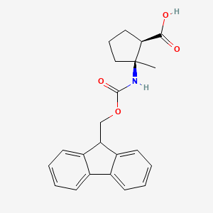 (1R,2S)-2-(9H-Fluoren-9-ylmethoxycarbonylamino)-2-methylcyclopentane-1-carboxylic acid