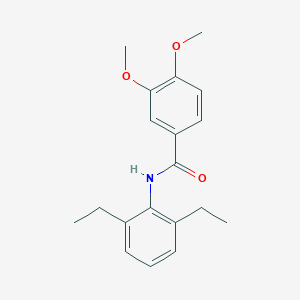 molecular formula C19H23NO3 B258404 N-(2,6-diethylphenyl)-3,4-dimethoxybenzamide 
