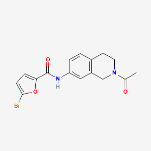 N-(2-acetyl-1,2,3,4-tetrahydroisoquinolin-7-yl)-5-bromofuran-2-carboxamide