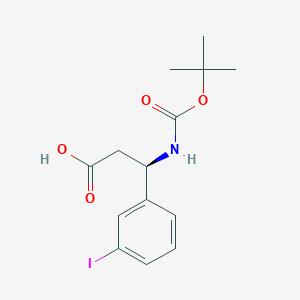 molecular formula C14H18INO4 B2584051 Aswmedchem H41979 CAS No. 1366286-32-9