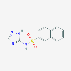 molecular formula C12H10N4O2S B258408 N-(4H-1,2,4-triazol-3-yl)-2-naphthalenesulfonamide 