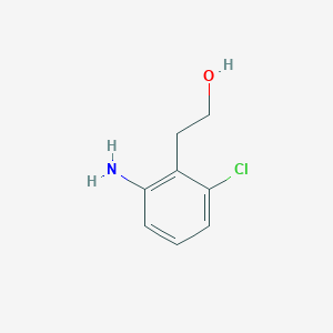 molecular formula C8H10ClNO B025841 2-(2-氨基-6-氯苯基)乙醇 CAS No. 100376-53-2