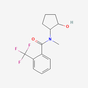 N-(2-hydroxycyclopentyl)-N-methyl-2-(trifluoromethyl)benzamide