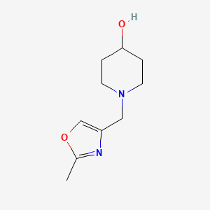 1-((2-Methyloxazol-4-yl)methyl)piperidin-4-ol