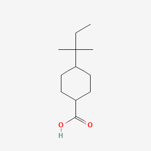 molecular formula C12H22O2 B2584122 4-(2-甲基丁烷-2-基)环己烷-1-羧酸 CAS No. 1250214-32-4