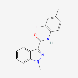 N-(2-fluoro-4-methylphenyl)-1-methyl-1H-indazole-3-carboxamide