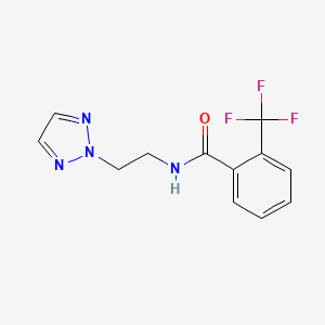 N-(2-(2H-1,2,3-triazol-2-yl)ethyl)-2-(trifluoromethyl)benzamide