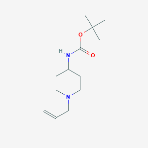 tert-butyl N-[1-(2-methylprop-2-en-1-yl)piperidin-4-yl]carbamate