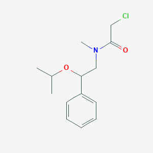 2-Chloro-N-methyl-N-(2-phenyl-2-propan-2-yloxyethyl)acetamide