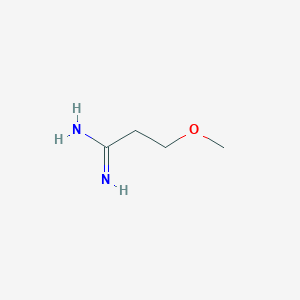 molecular formula C4H10N2O B2584157 3-Methoxypropanimidamid CAS No. 736905-51-4