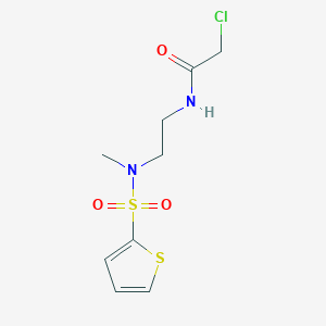 2-Chloro-N-[2-[methyl(thiophen-2-ylsulfonyl)amino]ethyl]acetamide
