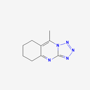 molecular formula C9H11N5 B2584200 9-甲基-5,6,7,8-四氢四唑并[5,1-b]喹唑啉 CAS No. 860650-77-7