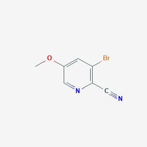 molecular formula C7H5BrN2O B2584224 3-Bromo-5-methoxypicolinonitrile CAS No. 717843-46-4
