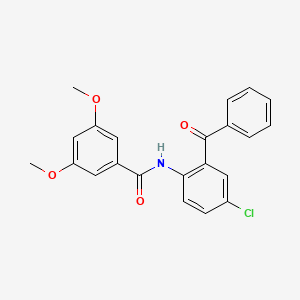 N-(2-benzoyl-4-chlorophenyl)-3,5-dimethoxybenzamide