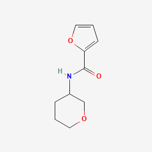 molecular formula C10H13NO3 B2584249 N-(氧杂-3-基)呋喃-2-甲酰胺 CAS No. 1341093-57-9
