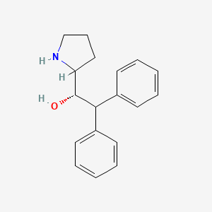 molecular formula C18H21NO B2584264 (s)-alpha,alpha-Diphenylmethylprolinol CAS No. 110529-22-1; 1902258-10-9