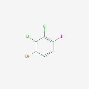 molecular formula C6H2BrCl2I B2584283 1-溴-2,3-二氯-4-碘苯 CAS No. 1000574-05-9