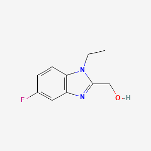 (1-ethyl-5-fluoro-1H-1,3-benzodiazol-2-yl)methanol