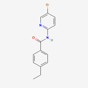 N-(5-bromopyridin-2-yl)-4-ethylbenzamide