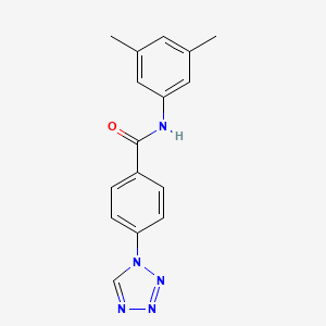 molecular formula C16H15N5O B2584322 N-(3,5-dimethylphenyl)-4-(1H-tetrazol-1-yl)benzamide CAS No. 887348-94-9