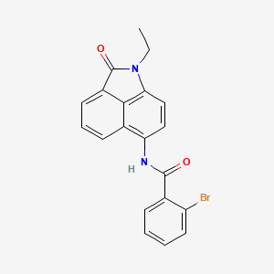 2-bromo-N-(1-ethyl-2-oxo-1,2-dihydrobenzo[cd]indol-6-yl)benzamide