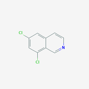 molecular formula C9H5Cl2N B2584377 Isoquinoline, 6,8-dichloro- CAS No. 73075-61-3