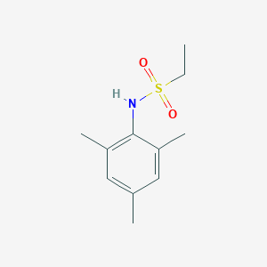 molecular formula C11H17NO2S B258438 N-(2,4,6-trimethylphenyl)ethanesulfonamide 