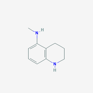 molecular formula C10H14N2 B2584395 N-methyl-1,2,3,4-tetrahydroquinolin-5-amine CAS No. 1423033-78-6