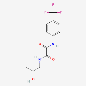 N1-(2-hydroxypropyl)-N2-(4-(trifluoromethyl)phenyl)oxalamide