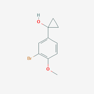 1-(3-Bromo-4-methoxyphenyl)cyclopropanol