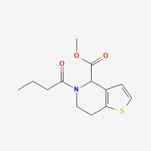 Methyl 5-butyryl-4,5,6,7-tetrahydrothieno[3,2-c]pyridine-4-carboxylate