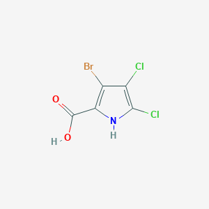 3-Bromo-4,5-dichloro-1H-pyrrole-2-carboxylic acid