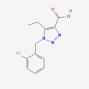 1-(2-chlorobenzyl)-5-ethyl-1H-1,2,3-triazole-4-carboxylic acid