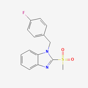 1-(4-fluorobenzyl)-2-(methylsulfonyl)-1H-benzo[d]imidazole
