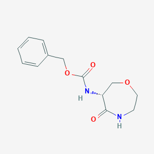 Benzyl (R)-(5-oxo-1,4-oxazepan-6-YL)carbamate
