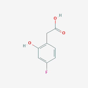 molecular formula C8H7FO3 B2584513 4-Fluoro-2-hydroxyphenylacetic acid CAS No. 2546-41-0; 31338-67-7