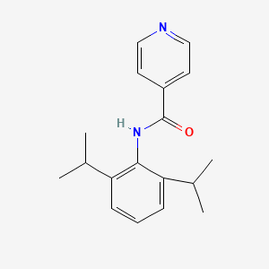 molecular formula C18H22N2O B2584519 N-(2,6-二异丙基苯基)异烟酰胺 CAS No. 303117-59-1