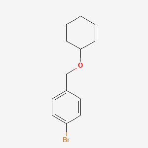 molecular formula C13H17BrO B2584533 1-Bromo-4-(cyclohexyloxymethyl)benzene CAS No. 1250419-82-9