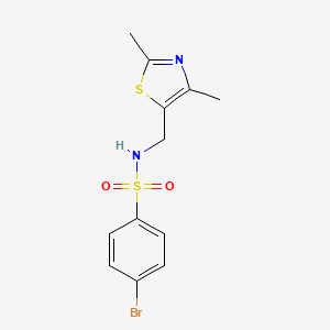 4-bromo-N-((2,4-dimethylthiazol-5-yl)methyl)benzenesulfonamide