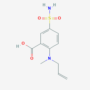 2-[Methyl(prop-2-en-1-yl)amino]-5-sulfamoylbenzoic acid