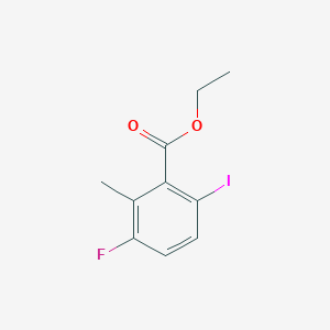 molecular formula C10H10FIO2 B2584547 Ethyl 3-fluoro-6-iodo-2-methylbenzoate CAS No. 1417190-32-9